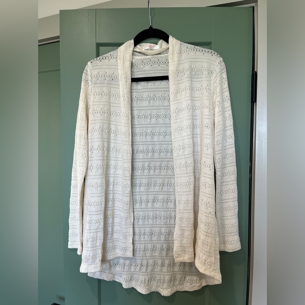 Renee C. Open Cardigan - Cream